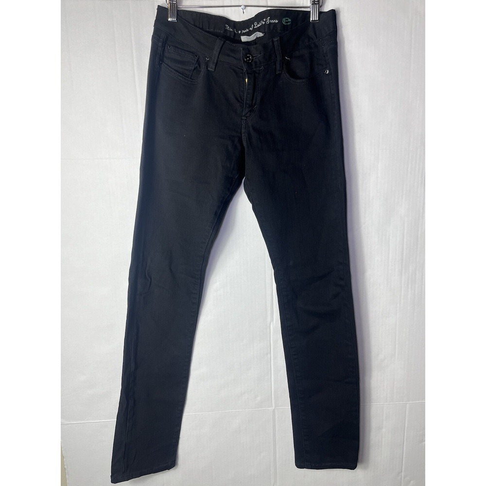 Levi's Women's 531‎ Low Organic Cotton Black Skinny Jeans 27 (4m)